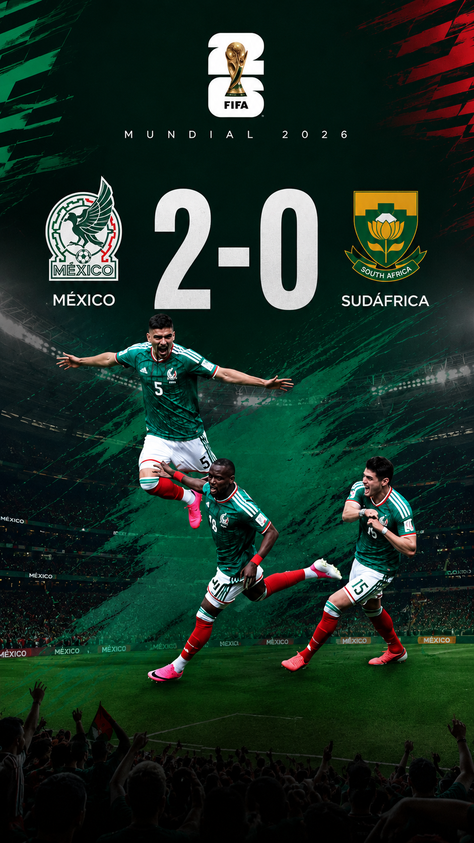 ⚽️ México gana el partido inaugural