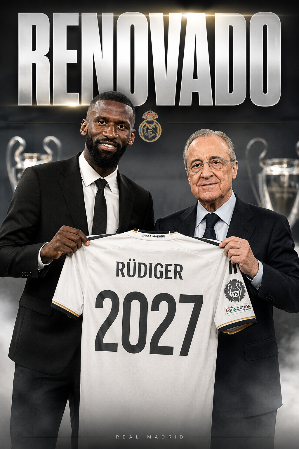 Rüdiger renueva hasta 2027