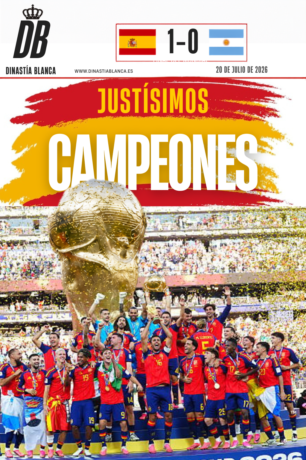 «Justísimos campeones»: las portadas del día