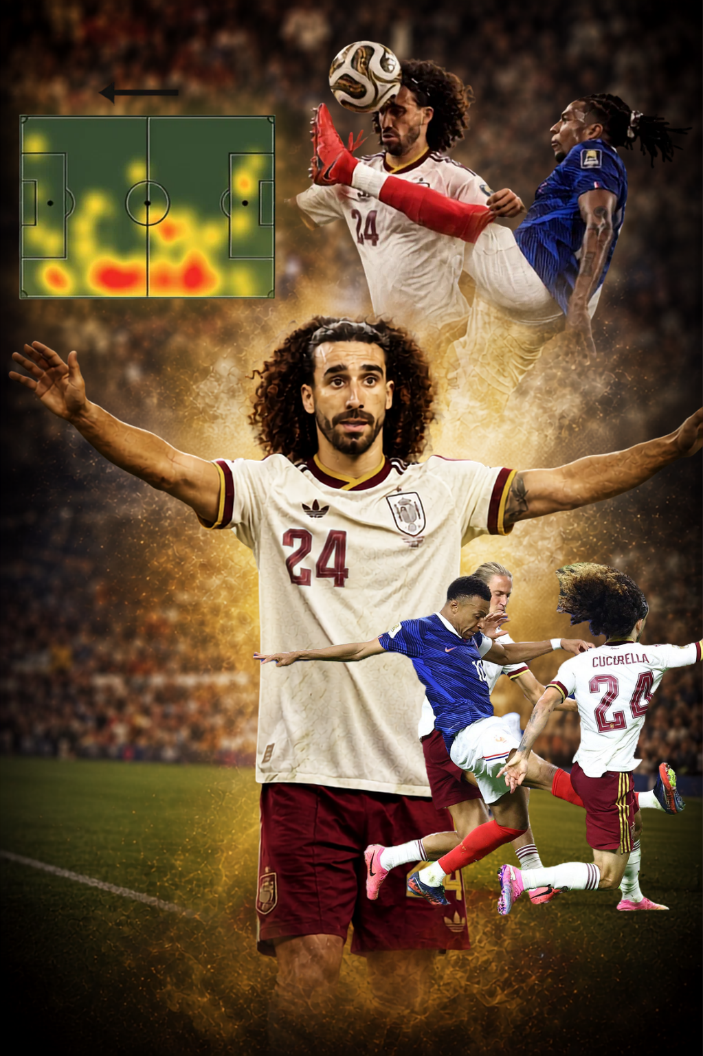 Cucurella es el mejor lateral del mundo: su recital, en números