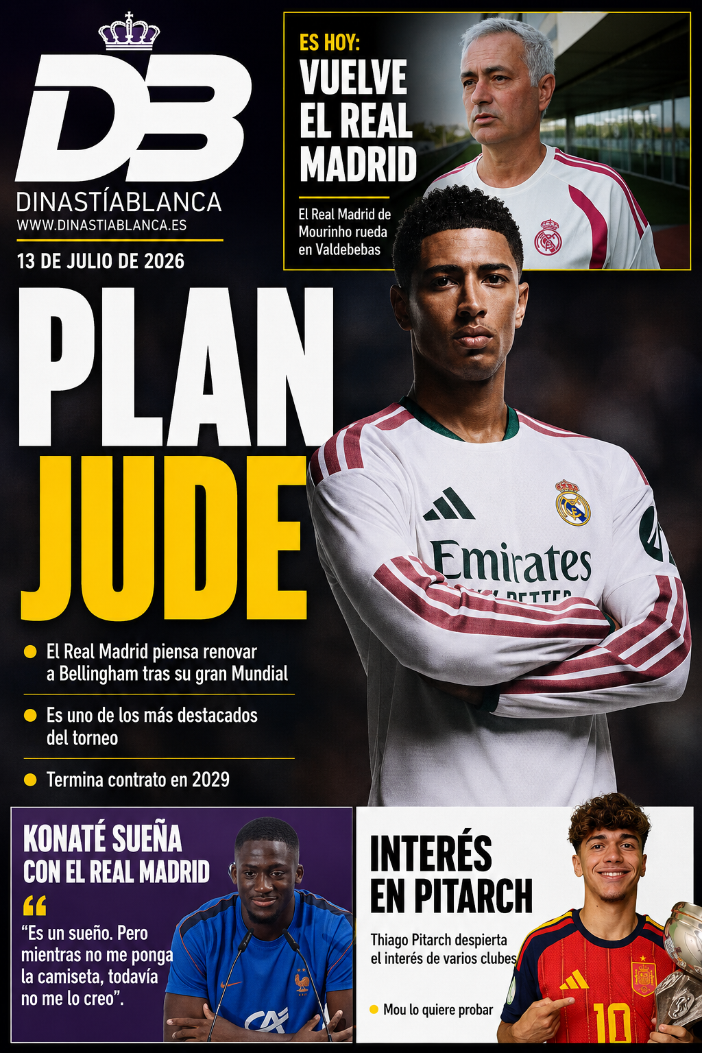 «Plan Jude», «a semifinales con polémica…»: las portadas del día