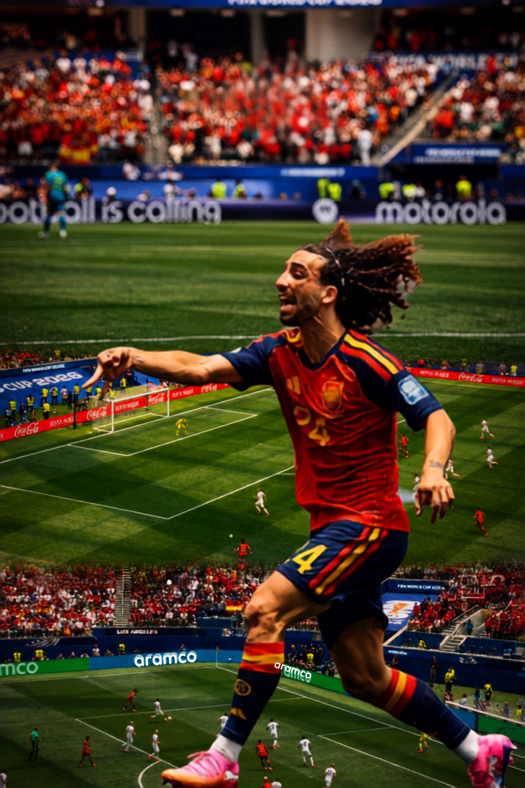 Cucurella brilla en la exhibición de España