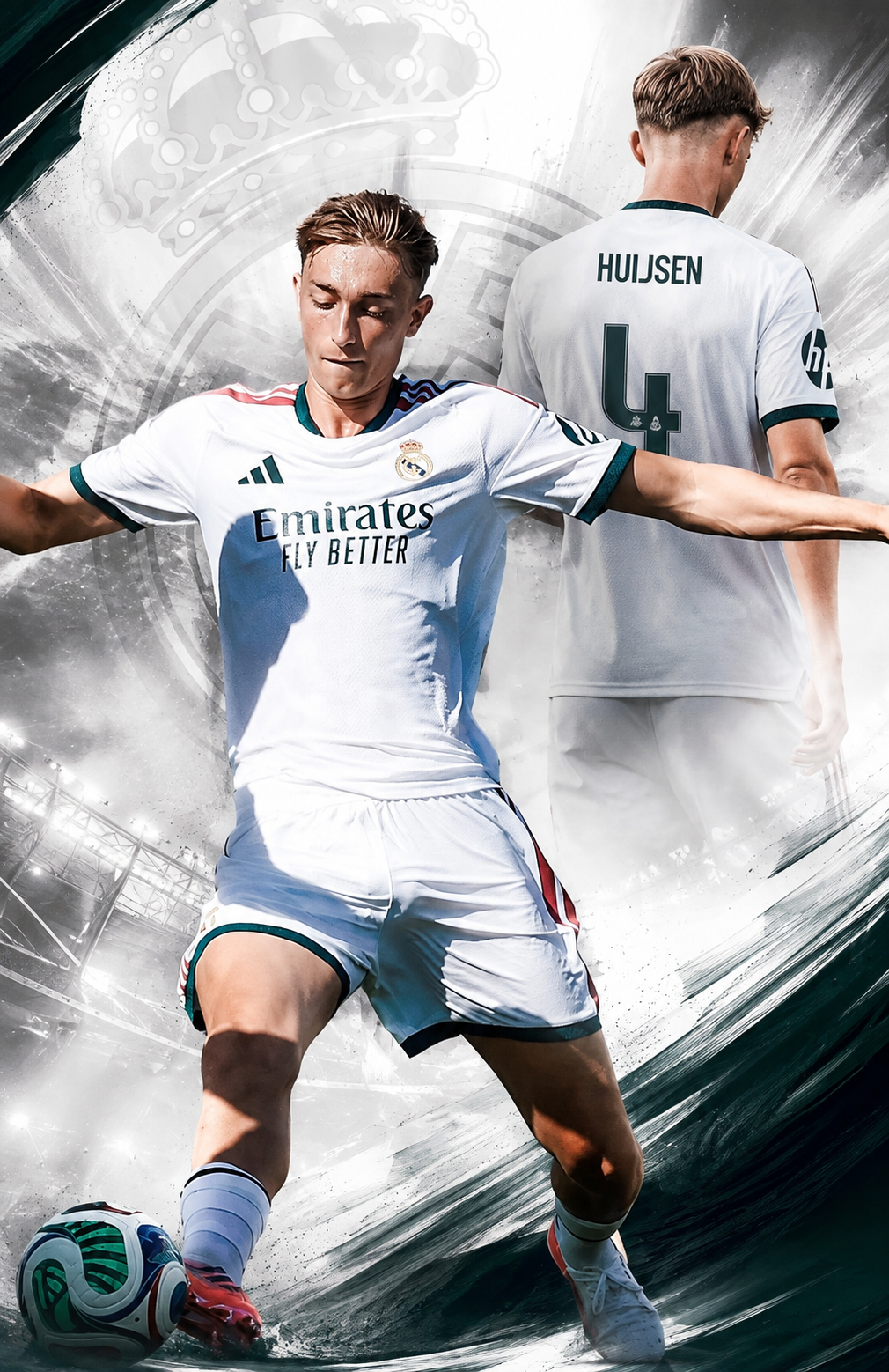 Huijsen, el último «4» del Real Madrid